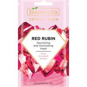 Bielenda Crystal Glow Red Rubin Face Mask 8 g
