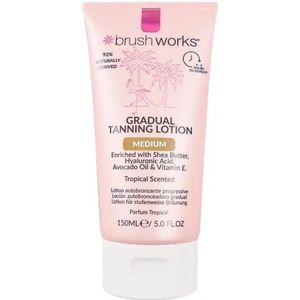 brushworks Gradual Tanning Lotion Medium 150 ml