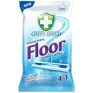 Green Shield Antibacteri&euml;le Vloeroppervlak Xl Doekjes 24 st