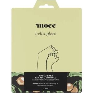 moee Hello Glow Shea Butter & Cupuacu Regenerating Foot Mask 1 st