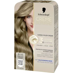 Schwarzkopf - Creme Supreme 8-16 - Haarkleuring - Cool Ash Blonde - 60 ml