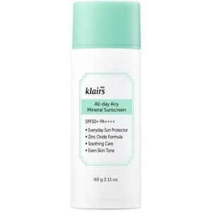 Klairs All-day Airy Mineral Sunscreen SPF 50+PA++++ 60 g