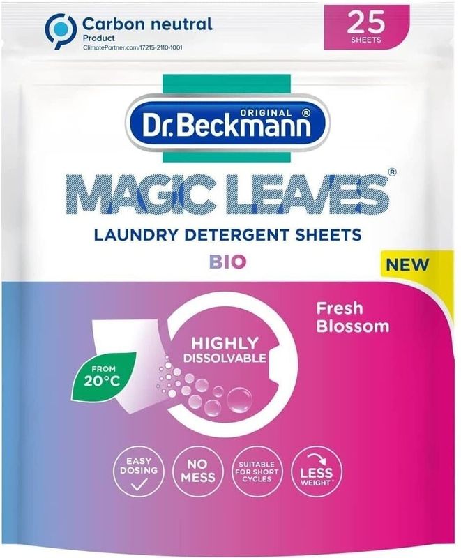 Dr. Beckmann - Magic Leaves - Wasmiddelbladen - 25 Stuks