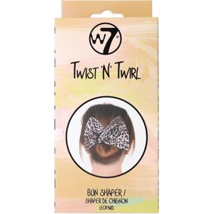 W7 Twist 'N Twirl Bun Shaper Leopard 1 st