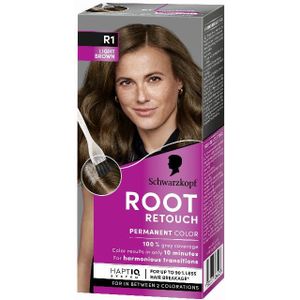 Schwarzkopf - Root Retouch - Permanent Haarkleur - Lichtbruin - Vegan