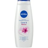NIVEA - Care & Relax - Douchegel - 650 ml - Verrijkt met Natuurlijke Oliën en Vitamines C en E