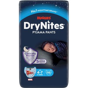 DryNites Boy Pyjama Pants 4-7 Jaar 10 st