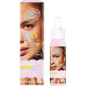 Bodyboom BodyBoom Go With The Flow Corrective Night Face Serum Natural AHA Acids 25 ml