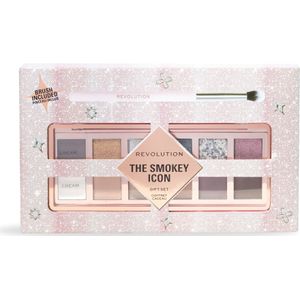 Oogmake-up Set - 12 Kleuren - Mat & Glanzend - Inclusief Blending Kwast