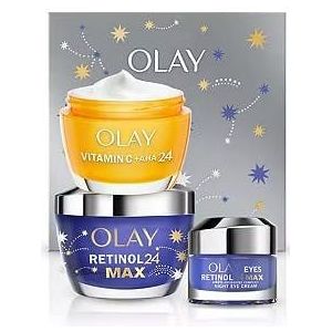 Olay Vitamin C & AHA24 & Retinol24 Max Gift Set 2 x 50 ml + 15 ml
