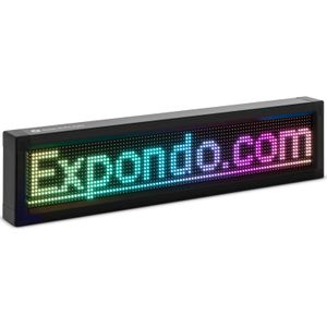 LED Display Board - 96 x 16 gekleurde LED's - 67 x 19 cm - programmeerbaar via iOS en Android