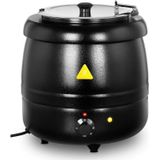 Royal Catering Soepketel - 10 L - 400 W - zwart