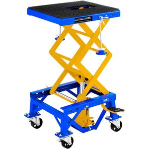 Schaarkrik-platform met rolwielen– 135 kg