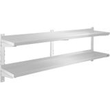 Royal Catering Wandrek - Keukenrek - Kruidenrek - 2 planken - 160 cm