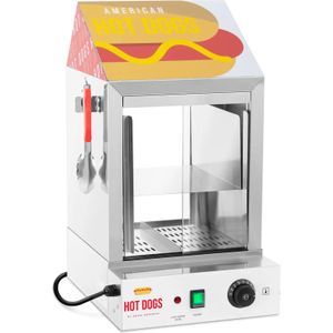 Royal Catering Hotdog - Stoompan - 100 Hotdogs - 25 Broodjes - 1000 W