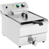 Royal Catering Elektrische friteuse - 13 L - 3000 W - aftapkraan - koude zone