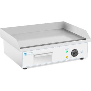 Royal Catering Elektrische grillplaat - 55 cm - royal_catering - glad - 3.000 W