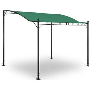 Gazebo zonnescherm - 2,60 x 3 m - donkergroen