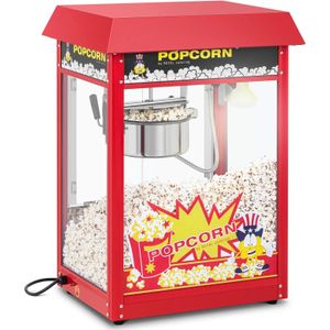 Royal Catering Popcorn Machine - Rood dak