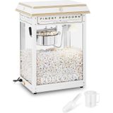 Royal Catering Popcorn Machine - wit en goud