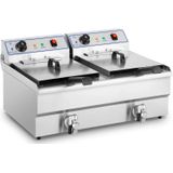 Royal Catering Elektrische friteuse - 2 x 16 L - 400 V