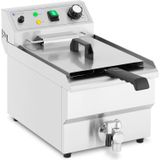 Royal Catering Elektrische friteuse - 9 L - 3.000 W - aftapkraan - koude zone