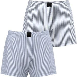 Cotton Stretch Woven Boxers Shorts 2-pack