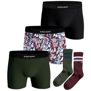 Premium Cotton Stretch Boxer and Socks Set