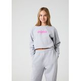 Borg - Oversized Cropped Sweatshirt
