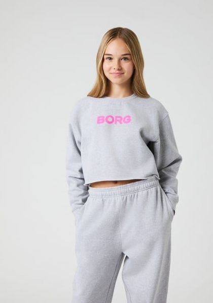Borg - Oversized Cropped Sweatshirt