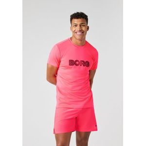 Björn Borg - Borg Graphic T-Shirt - Diva Pink - Heren T-Shirt