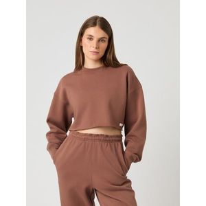 Björn Borg - Studio Oversized Cropped Sweatshirt - Dames - Biologisch Katoen - Gerecycled Polyester