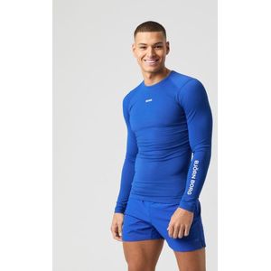 Björn Borg - Borg Soft Compression T-Shirt - Blauw - Lange Mouwen