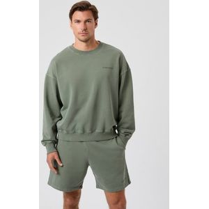 Borg Oversized Washed Sweatshirt