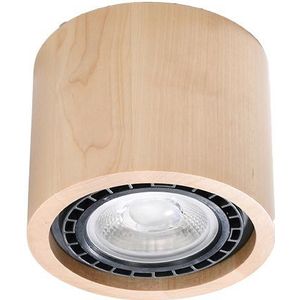 Runde Holz-Deckenleuchte BASIC