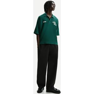 Bershka Baggy Joggingbroek Heren M Zwart