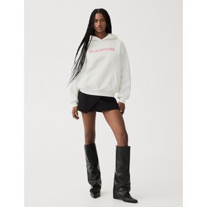 Bershka Blackpink Hoodie Dames M Gebroken Wit