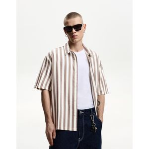 Bershka Relax Fit Blouse Met Korte Mouw Heren S Nerts