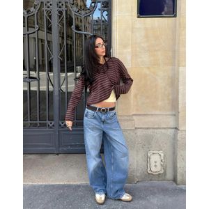 Bershka Trui Met Capuchon Dames S Bruin