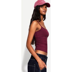 Bershka Top Met Bandjes Dames L Bordeaux