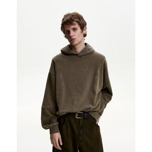 Bershka Boxy Fit Sweater Heren S Bruin