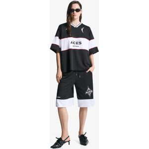 Bershka Wnba Sport Bermuda Dames M-L Zwart