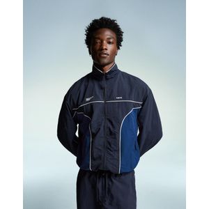 Bershka Technisch Sportjack Heren Xl Marineblau