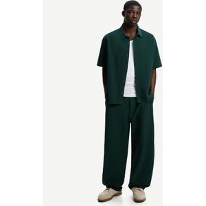 Bershka Geplisseerde Baggy Joggingbroek Met Plooien Heren Xs Groen