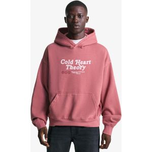 Bershka Sweatshirt Met Print En Verwassen Effect Heren L Koraal