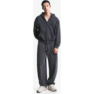 Bershka Balloon Fit Broek Heren S Grijs