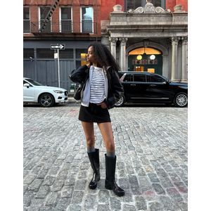 Bershka Strak Minirokje Dames Xs Zwart