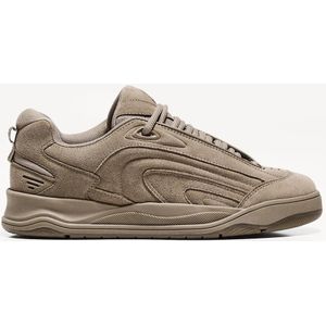 Bershka Leren Techno Sneakers Met Dikke Zool Heren 39 Taupe