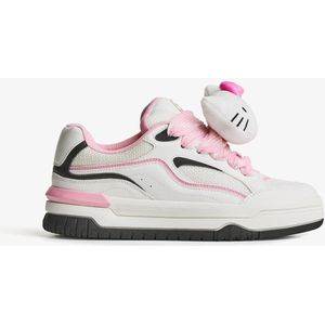 Bershka Hello Kitty Skater Sneakers Dames 37 Wit