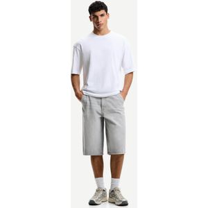 Bershka Denim Skater Bermuda Heren 38 Grijs